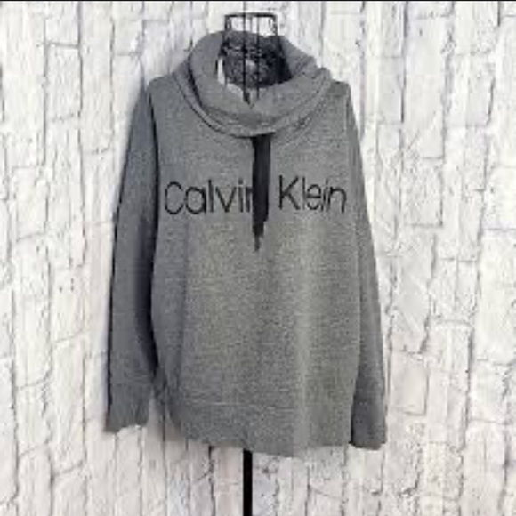 Calvin Klein Performance cowl neck Boxy Hoodie - Picture 1 of 5